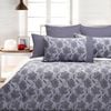 Accessorize Cranbrook Lilac Quilt Cover Set Black King