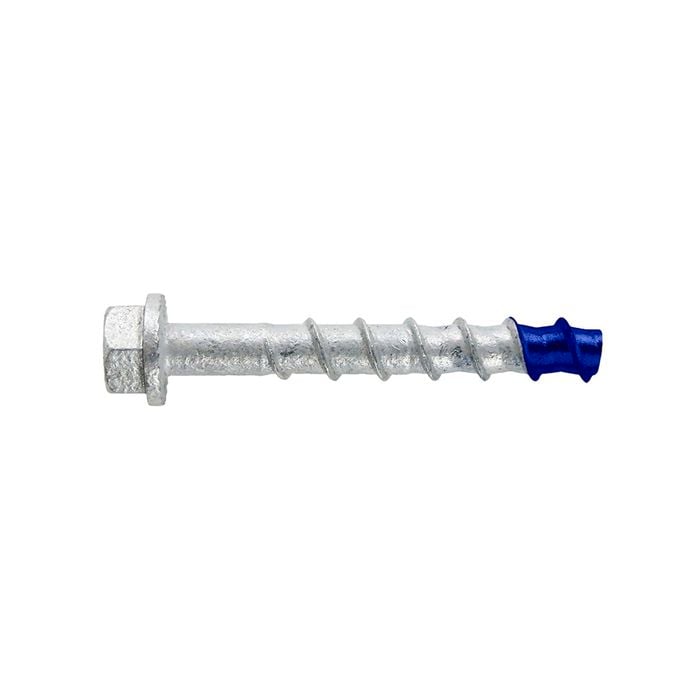 DeWALT 10 x 80mm Blue Tip Galvanised Hex Screw Bolt - 25 Pack