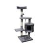 Furtastic 110cm Cat Tree Scratching Post - Silver Grey