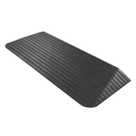 Heeve 50mm Solid Rubber Wheelchair Threshold Door Ramp With Winged Edges H0120 