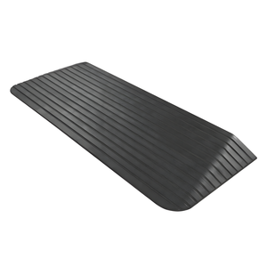 Heeve 50mm Solid Rubber Wheelchair Threshold Door Ramp With Winged Edges H0120 