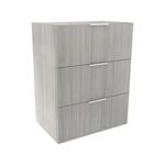 Lugna 768 x 600 x 380mm Mist 3 Drawer Unit