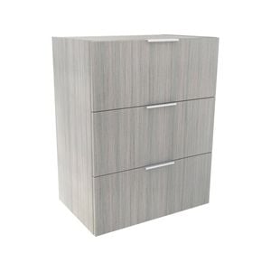 Lugna 768 x 600 x 380mm Mist 3 Drawer Unit