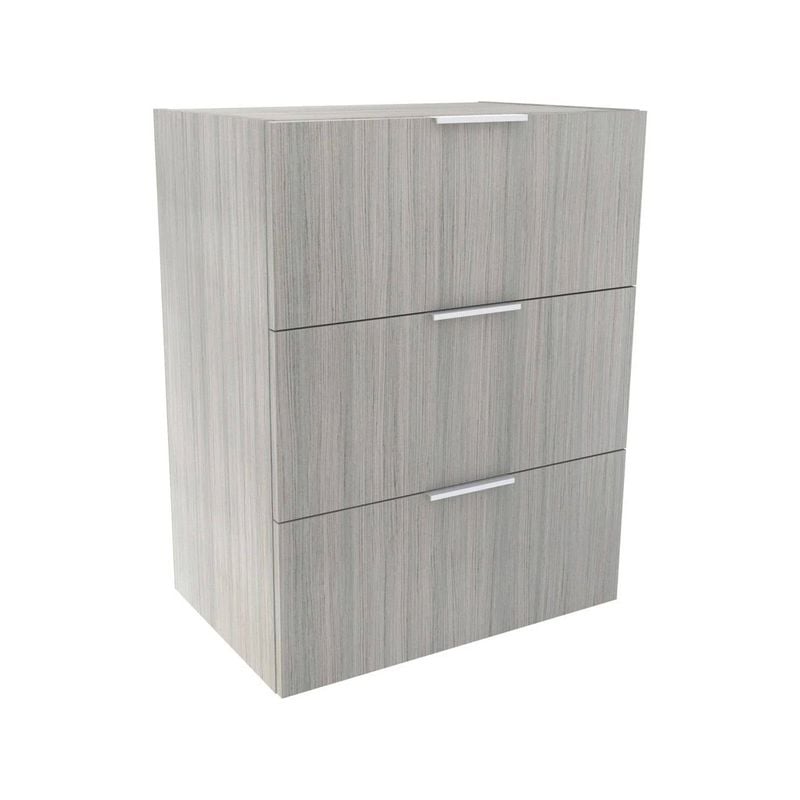 Lugna 768 x 600 x 380mm Mist 3 Drawer Unit