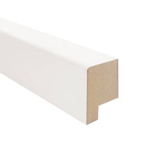 Easycraft 25mm 2700 x 42mm White MR MDF E0 Primed SilhouetteDADO General Purpose Finishing Rail