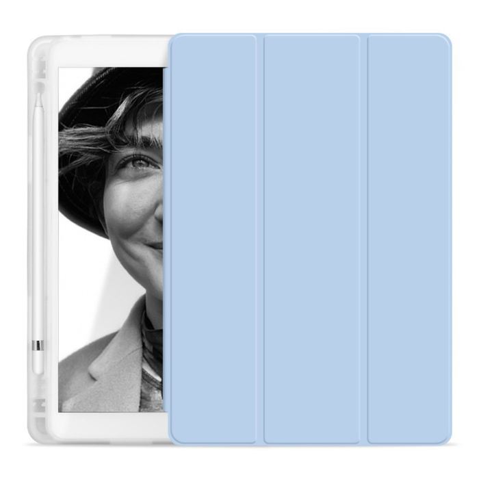 Stylepro Ipad 10.2" Folio Case For Ipad 7th, 8th And 9th Generation, Ice Blue