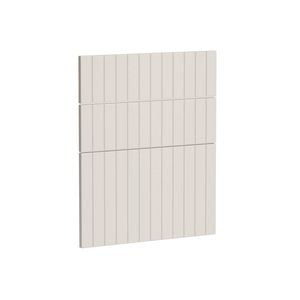 Kaboodle 600mm Cremasala V-Groove 3 Drawer Panels
