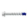 DeWALT 6 x 50mm Blue Tip Galvanised Hex Screw Bolt - 4 Pack