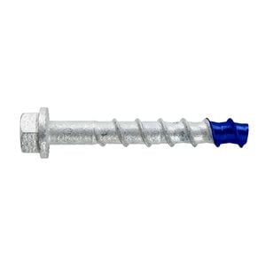 DeWALT 6 x 50mm Blue Tip Galvanised Hex Screw Bolt - 4 Pack