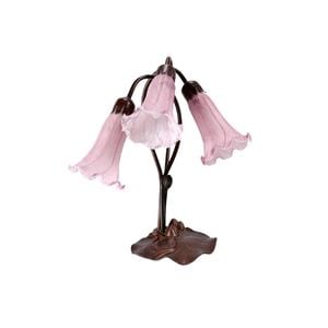 G&g Triple Lily Lamp Purple
