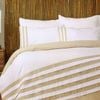 Turin White Linen Quilt Cover Set King