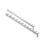 Galintel 12 Tread Heavy Duty Galvanised Steel Stair Stringer - 2 Pack