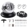 VEVOR Ball Vise 360°Rotation Engraving Block 30 PCS Attachment for Gemstone Inlay