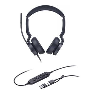 Yealink Uh46 Dual Teams Usb-c/a Ms Headset Noise Cancelling Mic [uh46-d-ms-c/a]