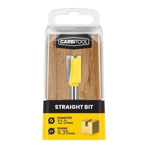 Carbitool 12.0mm Straight TCT Router Bit