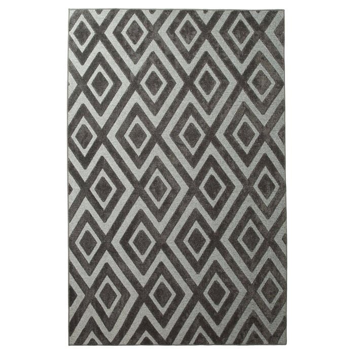 MaxFind 200 x 300cm Misurni Diamond Charcoal Rug