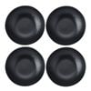 4pc Mikasa Jardin Midnight Stoneware Pasta Bowl Set, 20cm