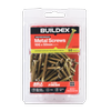 Buildex 10G x 50mm Gold Passivated Sheet Metal Screws - 50 Pack