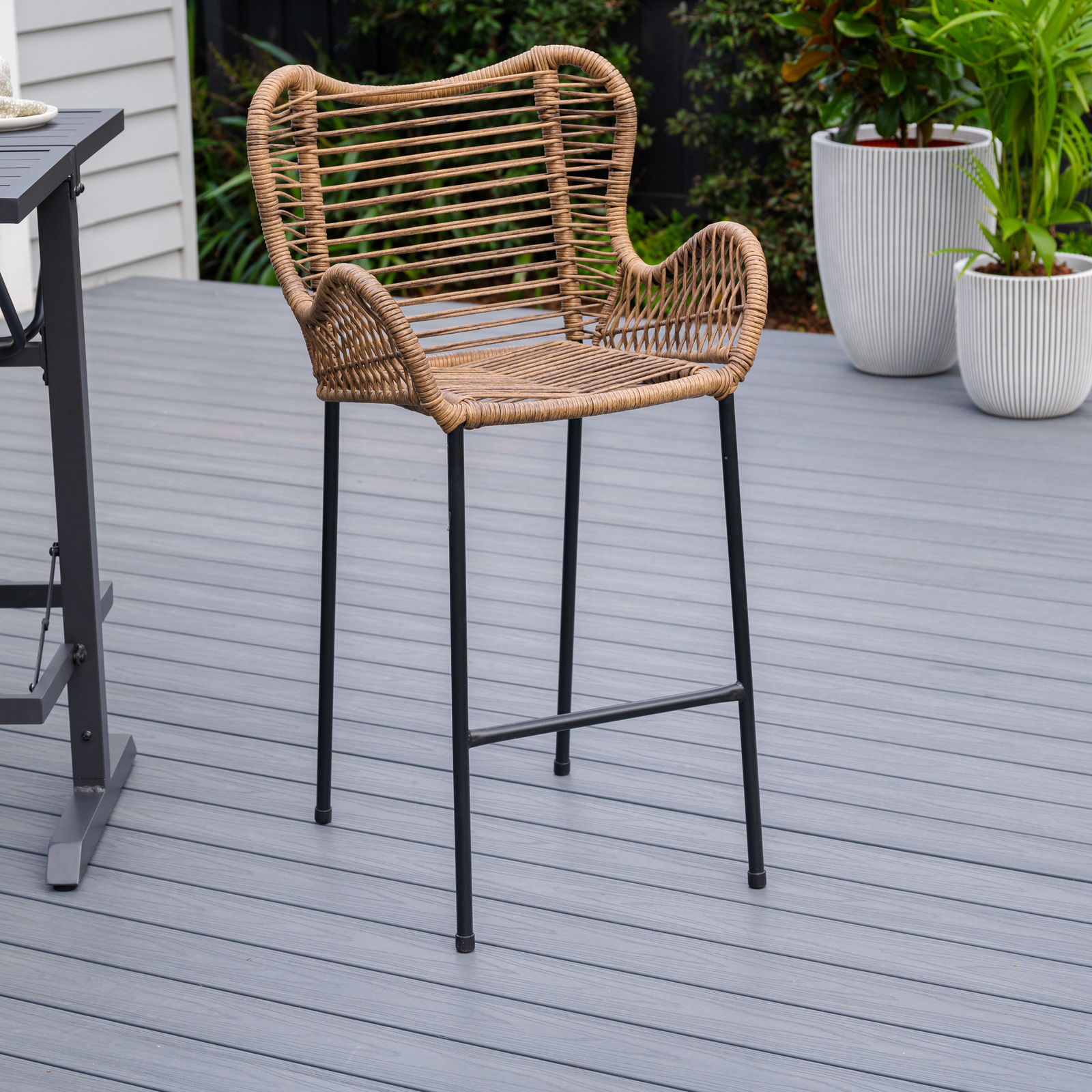 Wicker bar set bunnings discount