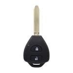 TKW 2 Button Durashell TOY43 Remote Key Housing to suit Toyota - Various Models