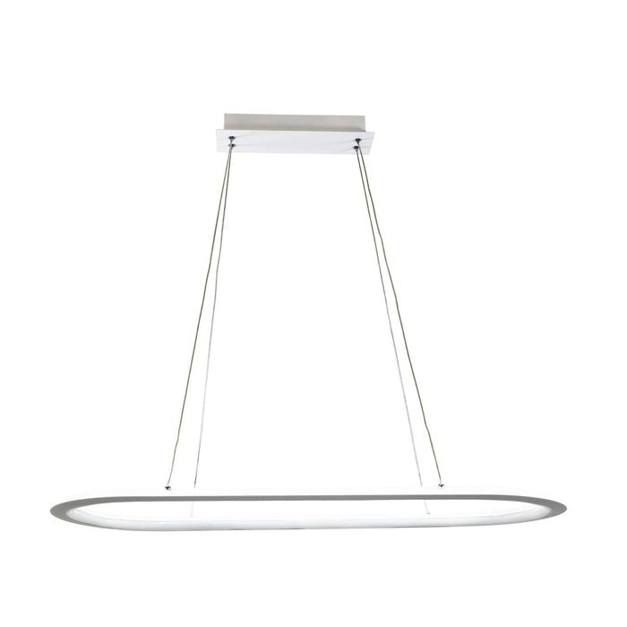 Oriel Lighting Ovale CTS LED Pendant Light White