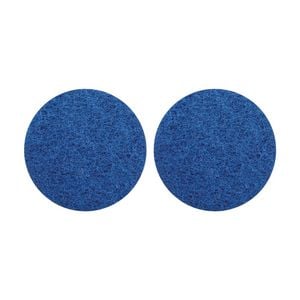 2pk Glomesh Regular Speed Cleaning Light Scrubbing Machine Floor Pad Blue 500mm