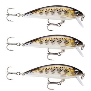 3x Rapala 5cm X Rap Countdown Sinking Minnow Fishing Lures - Muddler