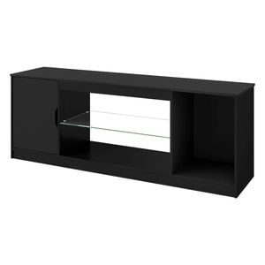 Levede LED TV Cabinet with Adjustable Glass Shelves