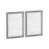 Nicola Spring Photo Frames - A4 (8" x 12") - Pack of 2