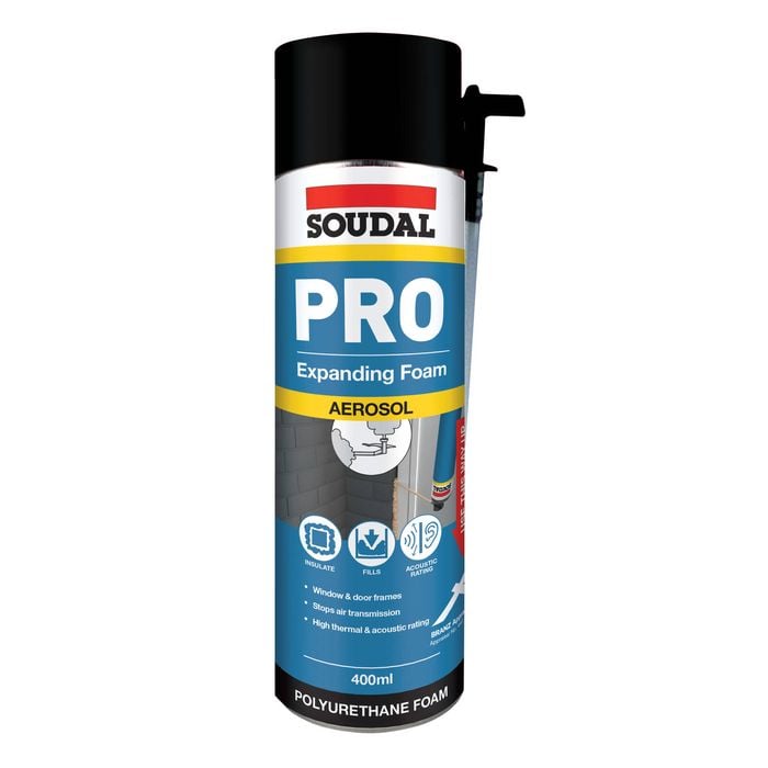 Soudal Pro Expanding Foam Aerosol - 400ml