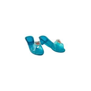 Disney Size 3+ Ariel Jelly Shoes Kids/Girls Costume Accessory Cosplay Dress Up