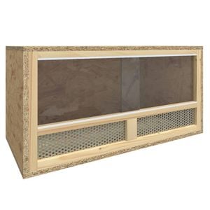 vidaXL Terrarium Engineered Wood Reptile Habitat Terrarium Jar Feeding Box 60x30x30 cm