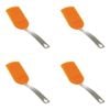 4PK Cuisena 17cm Mini Stainless Steel/Silicone Turner - Assorted
