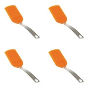 4PK Cuisena 17cm Mini Stainless Steel/Silicone Turner - Assorted