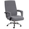 Smarcute High Stretch Office Chair Cover Jacquard Fabric Large Size Grey (Just Cover Not Chair)