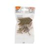 Taskmaster 20mm Gold Zinc Connecting Bracket - 20 Pack
