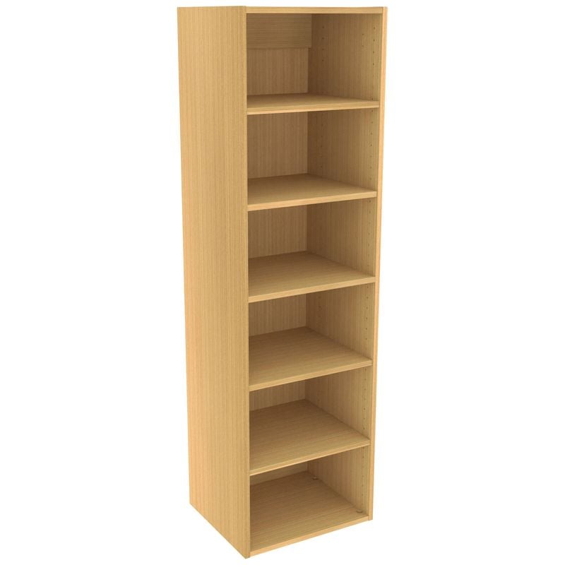 Lugna 1536 x 450 x 380mm Sand Ready to Assemble Robe Insert 5 Shelf Unit