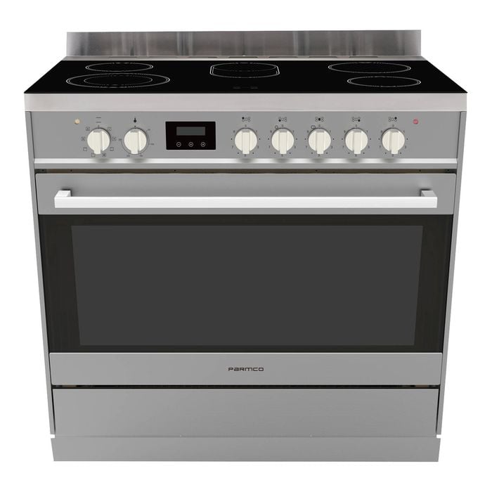 Parmco 900mm Stainless Steel Ceramic Freestanding Stove