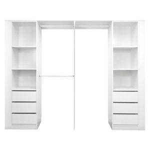 Lugna 2400mm White Opening Built In Package 6