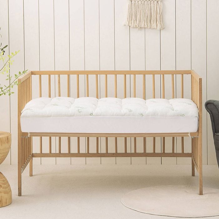 Dreamaker Baby 1000 GSM Bamboo Covered Ball Fibre Topper - Cot Boori