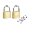 Master Lock 40mm Brass Keyed Padlock - 2 Pack