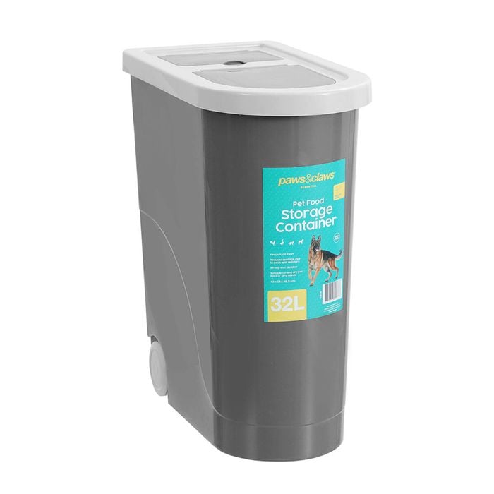 Paws & Claws 32L Pet Food Storer with Scoop