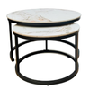 Mayalu Marble Nest Coffee Table Set