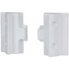 Solar Panel Side Mounting Brackets - White ABS Pair for Caravan RV Roof Mount