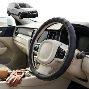 Australian Goose Steering Wheel Cover for Renault KANGOO 2010 - 2021 Circle Black