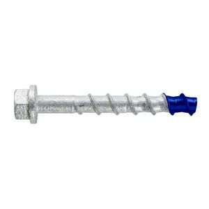 DeWALT 6 x 80mm Blue Tip Galvanised Hex Screw Bolt - 50 Pack