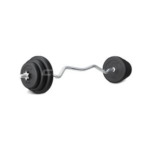 CORTEX 40kg EnduraCast Curl Bar Weight Set