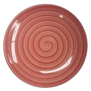 Tuscan Red Hill Ceramic Side Plate Tableware Dinnerware Pink/peach 18cm