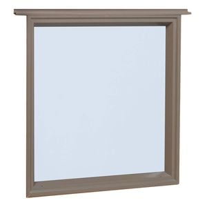 Duratuf Fixed aluminium Window To Fit Cedar Sheds