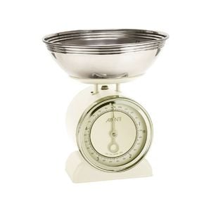 Avanti Vintage Mechanical Kitchen Scales - Cream